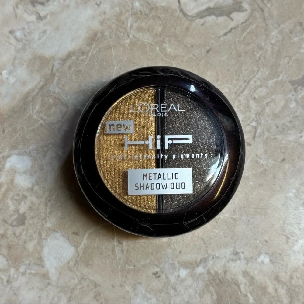 L’Oréal HIP High Intensity Pigments Metallic Shadow Duos Eyeshadow 806 Gilded
